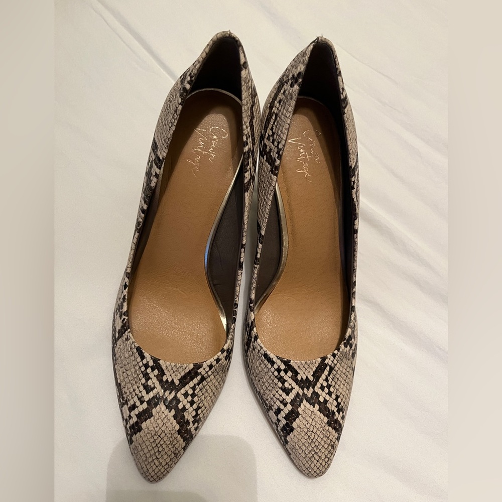 Snakeskin Heels